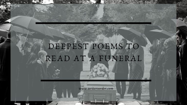 deepest poems for funerals